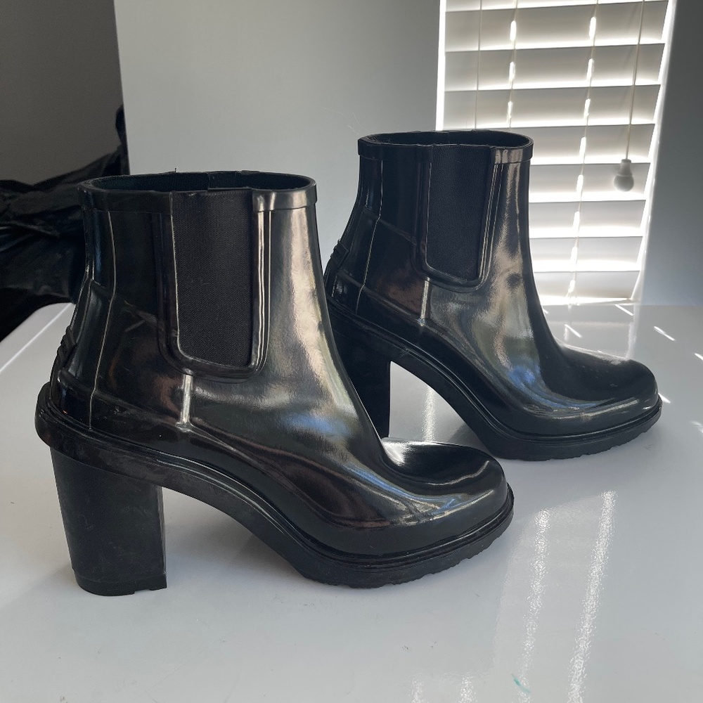 HUNTER block heel boots